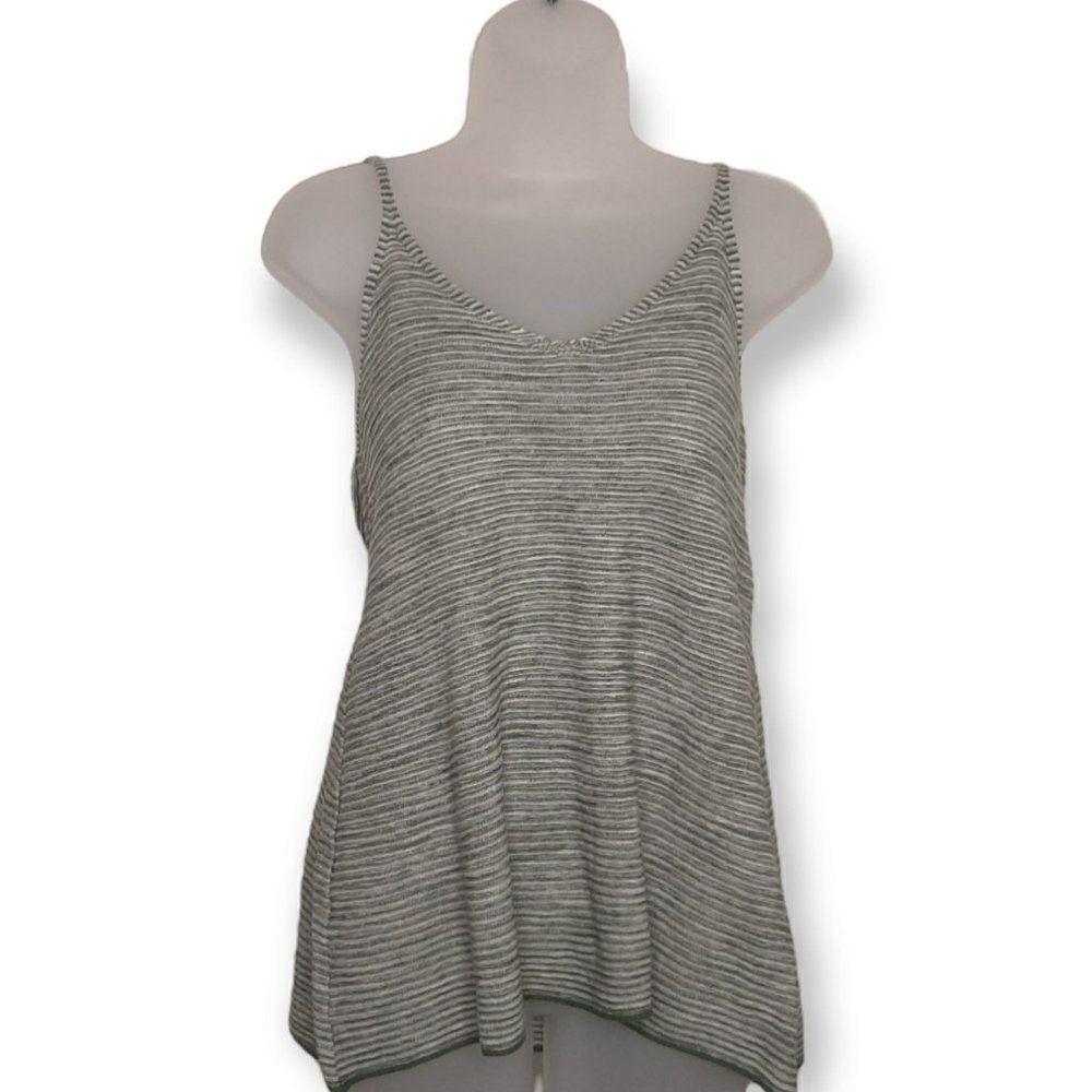 United Colors of Benetton Linen Blend Striped Tank